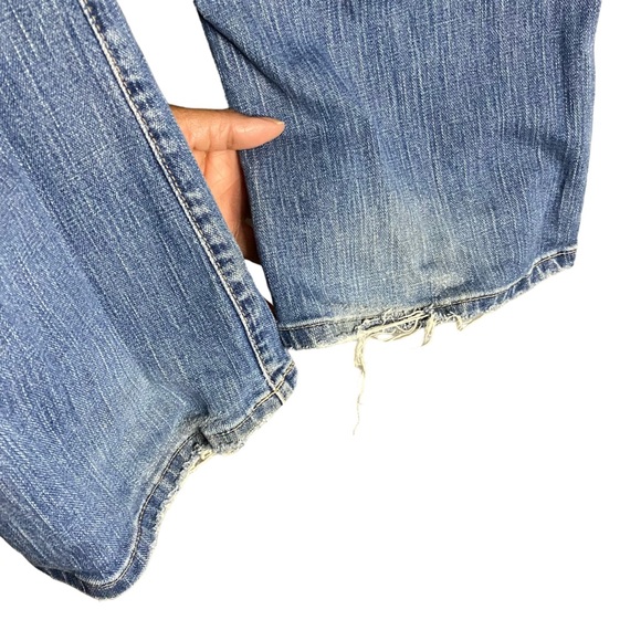 Tristan & Iseut Women's Y2K Vintage Boho Embroidered Flare Denim - Picture 8 of 8